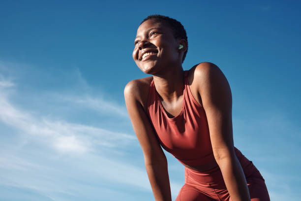 woman smiling